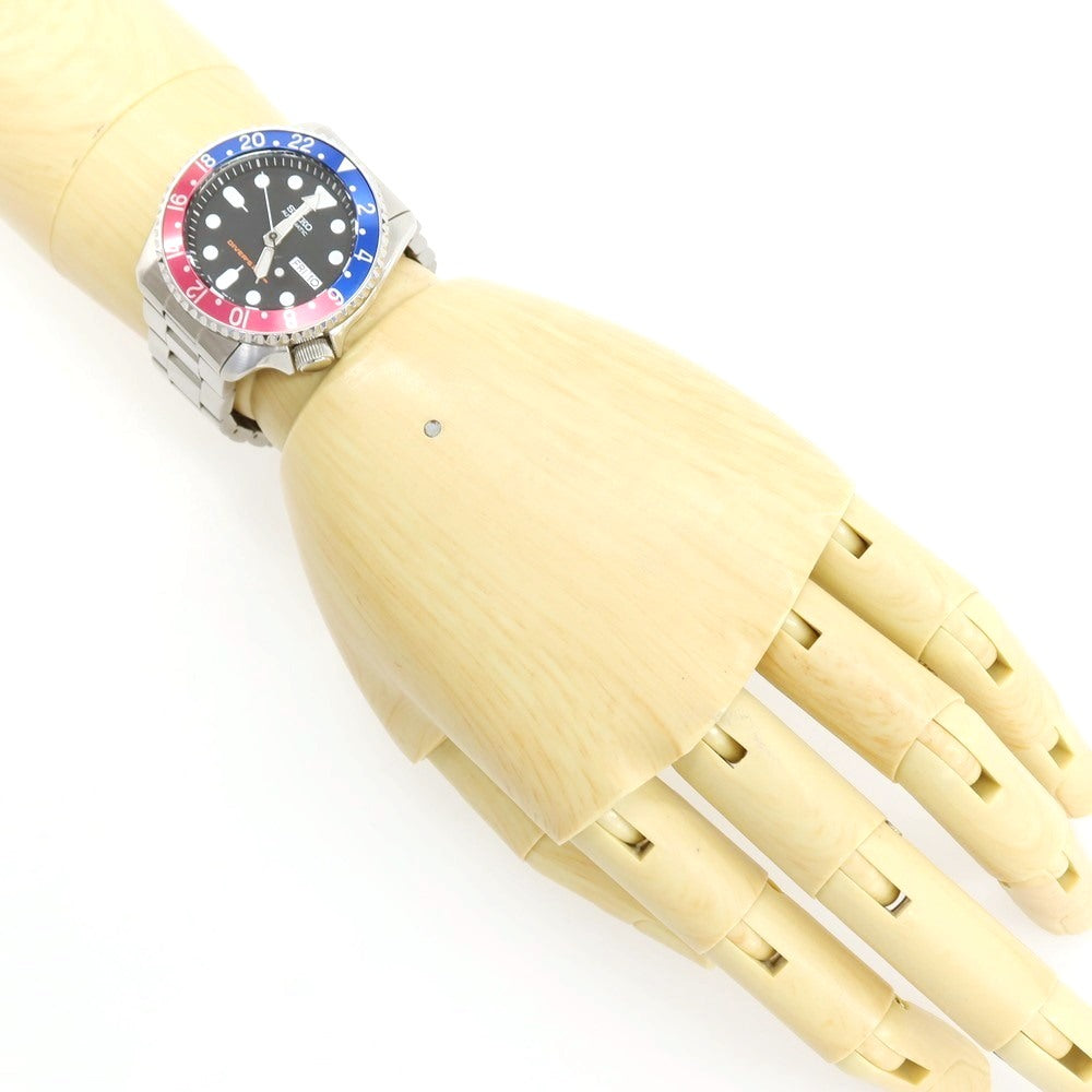 【中古】セイコー SEIKO 7S26-0020 自動巻き 腕時計 シルバーxブラック【 状態ランクB 】【 メンズ 】