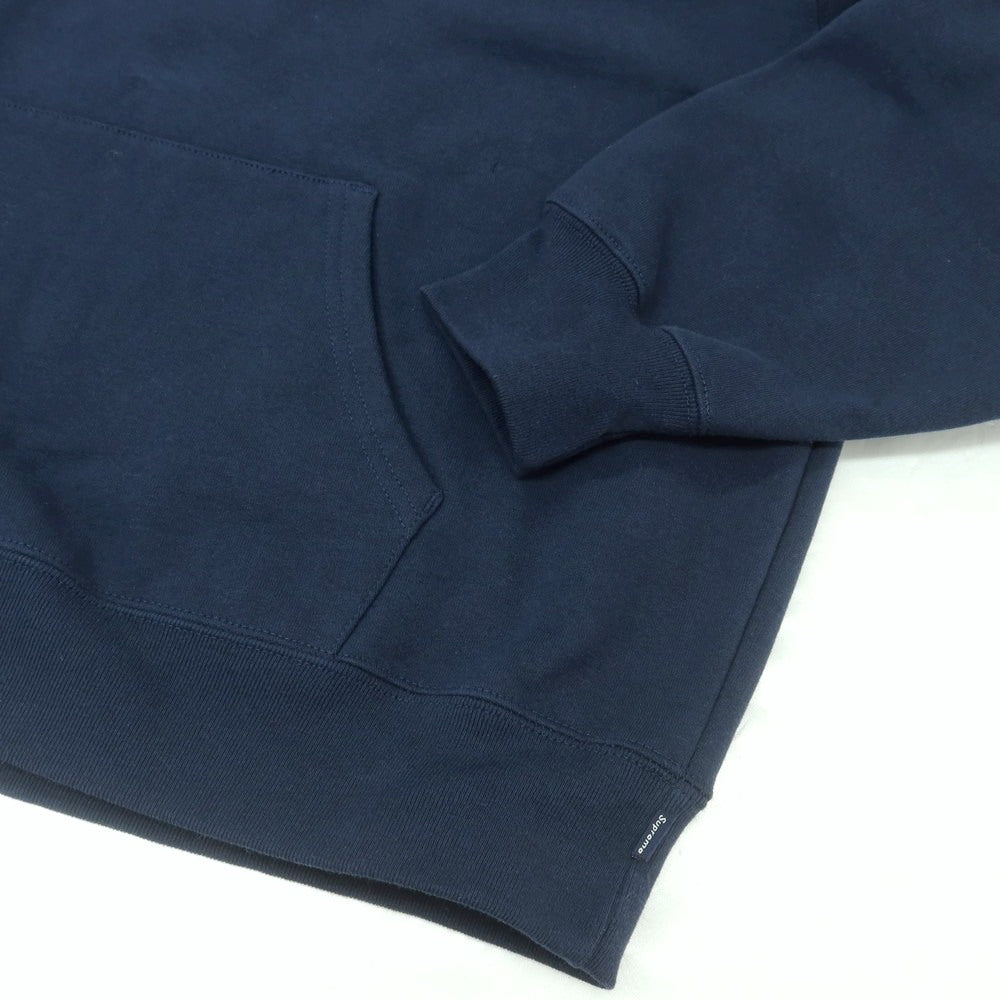 【中古】シュプリーム Supreme 2025年秋冬 Classic Logo Shop Hooded Sweatshirt パーカー ネイビー【 M 】【 状態ランクC 】【 メンズ 】