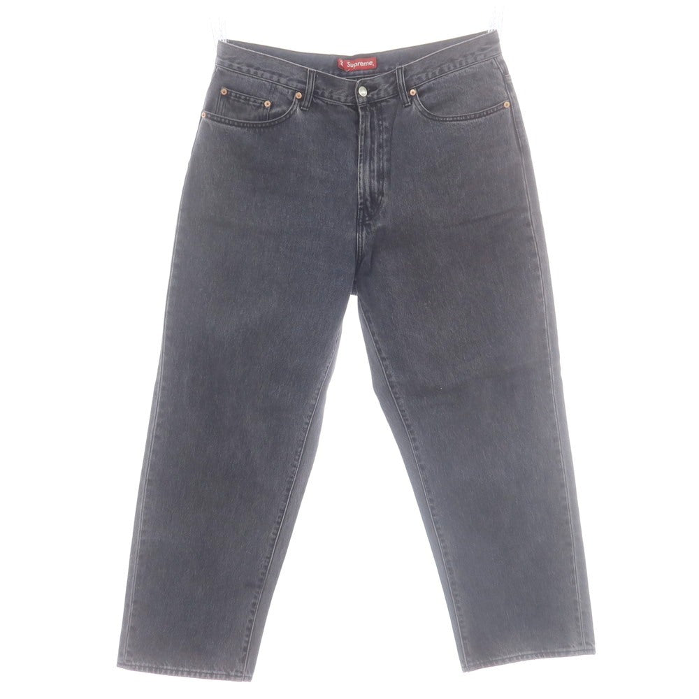 【中古】シュプリーム Supreme 2023年春夏 Baggy Jean ジーンズ デニムパンツ ブラック【 34 】【 状態ランクC 】【 メンズ 】