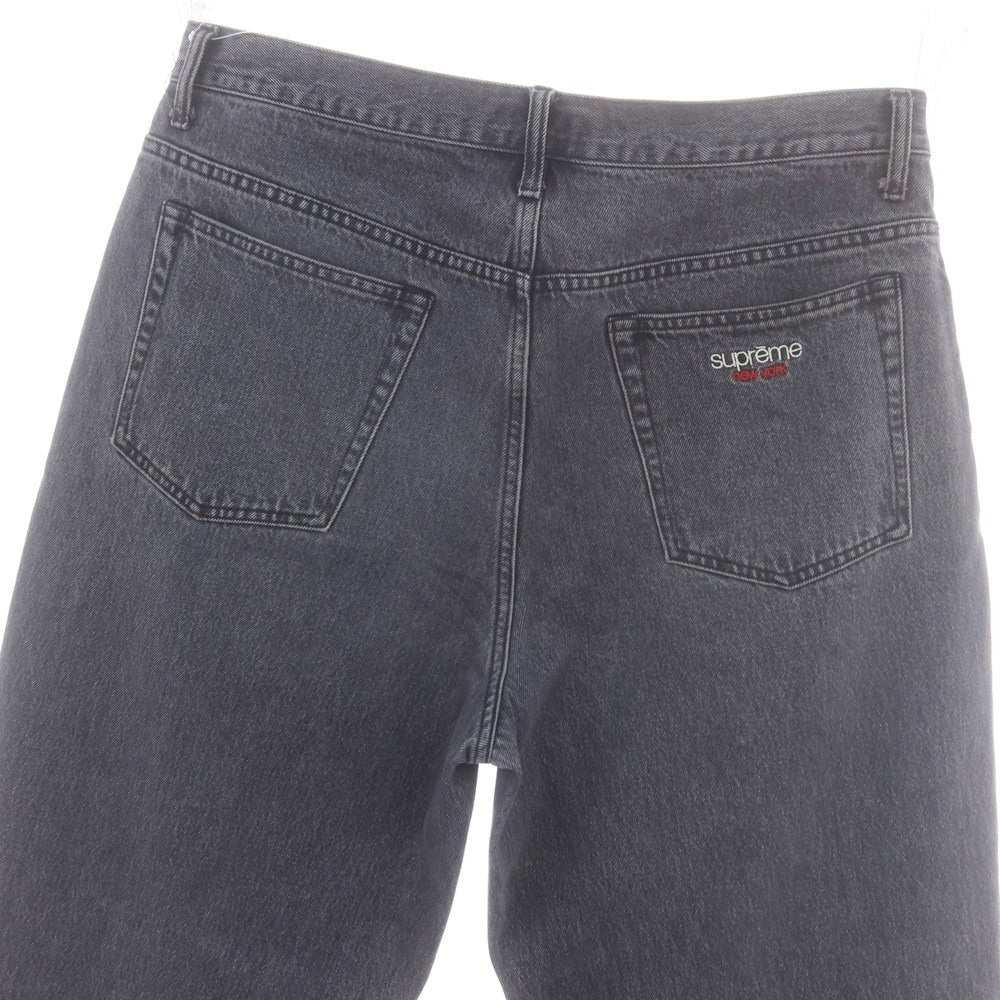 【中古】シュプリーム Supreme 2023年春夏 Baggy Jean ジーンズ デニムパンツ ブラック【 34 】【 状態ランクC 】【 メンズ 】