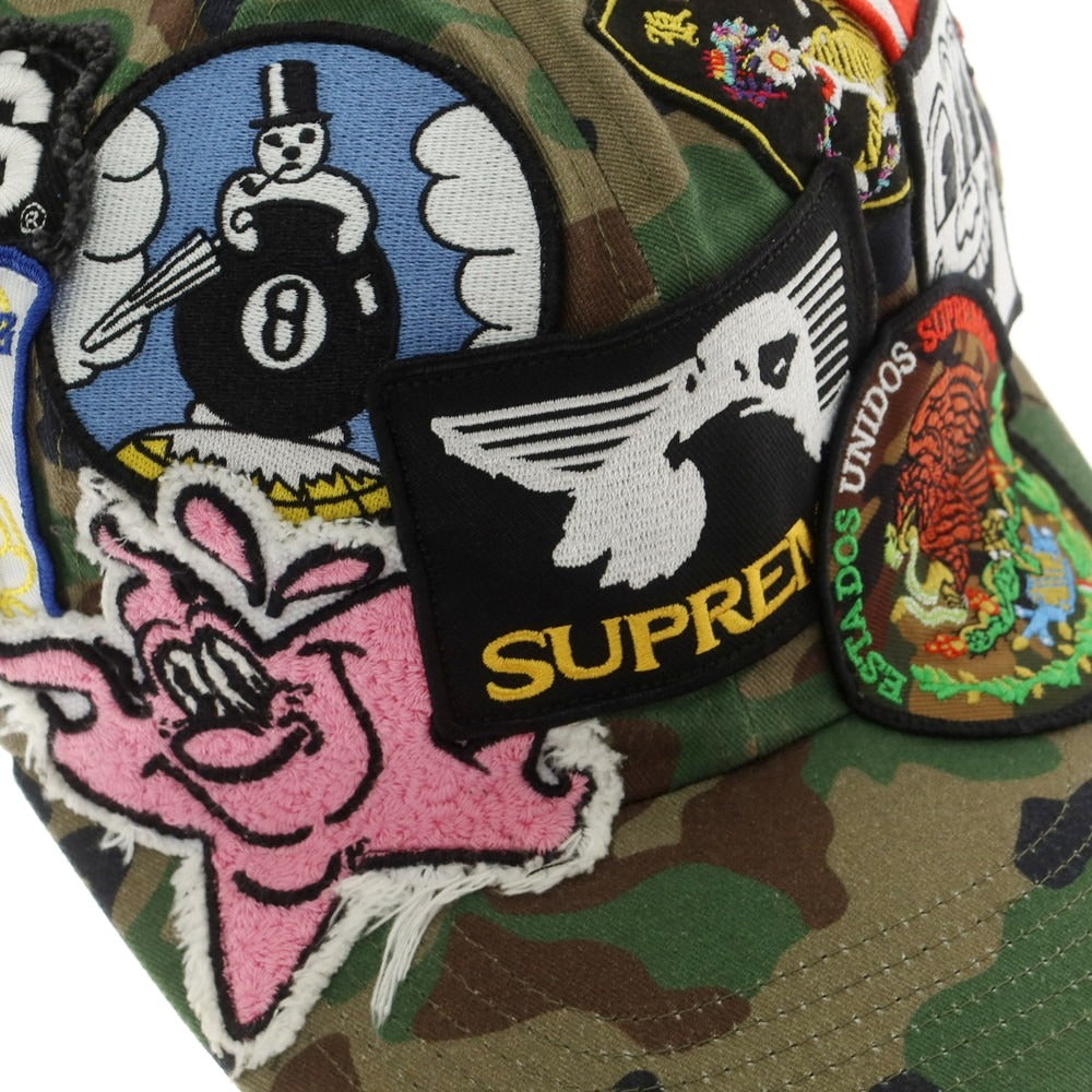 【中古】シュプリーム Supreme 2025年春夏 Patches 6-Panel BBキャップ グリーンxカーキ【 ONE SIZE(58cm) 】【 状態ランクB 】【 メンズ 】