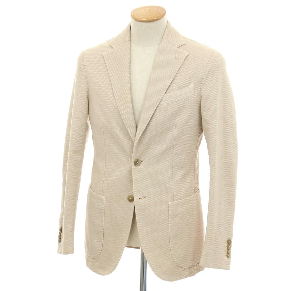 【中古】エルビーエム1911 L.B.M.1911 ストレッチ コットン 2B カジュアルジャケット ライトベージュ系【サイズ44】【 状態ランクC 】【 メンズ 】