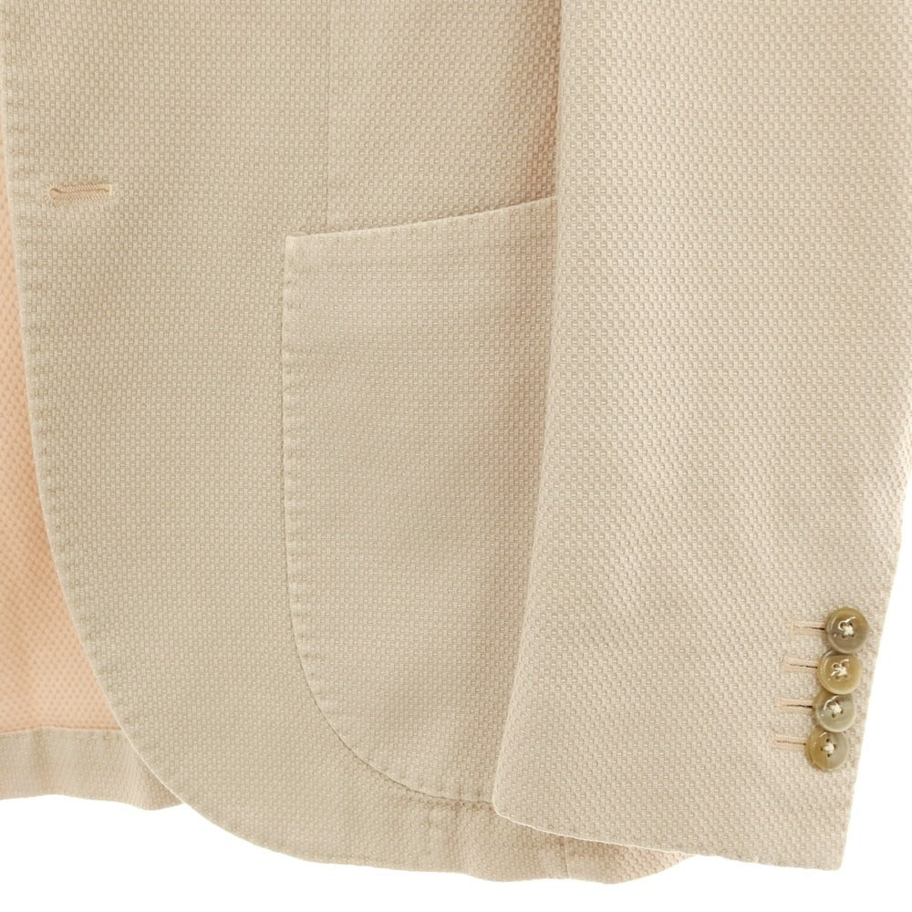 【中古】エルビーエム1911 L.B.M.1911 ストレッチ コットン 2B カジュアルジャケット ライトベージュ系【サイズ44】【 状態ランクC 】【 メンズ 】