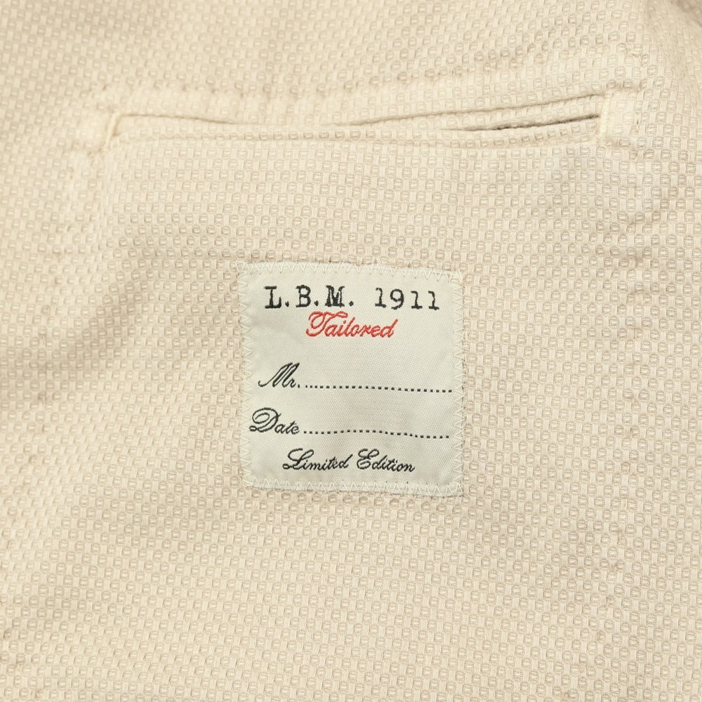 【中古】エルビーエム1911 L.B.M.1911 ストレッチ コットン 2B カジュアルジャケット ライトベージュ系【サイズ44】【 状態ランクC 】【 メンズ 】