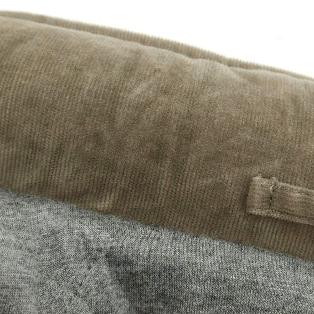 【中古】ヘルノ Herno ストレッチコーデュロイ M-65 中綿ブルゾン グレイッシュカーキ【 48 】【 状態ランクC 】【 メンズ 】