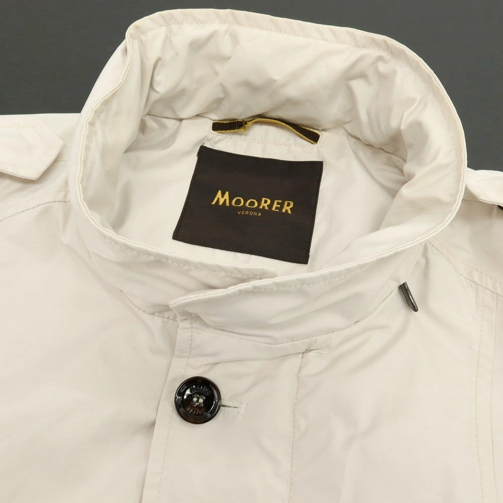 【中古】ムーレー MOORER PORTO-KM ポリエステル フィールドジャケット オフホワイト【 52 】【 状態ランクC 】【 メンズ 】