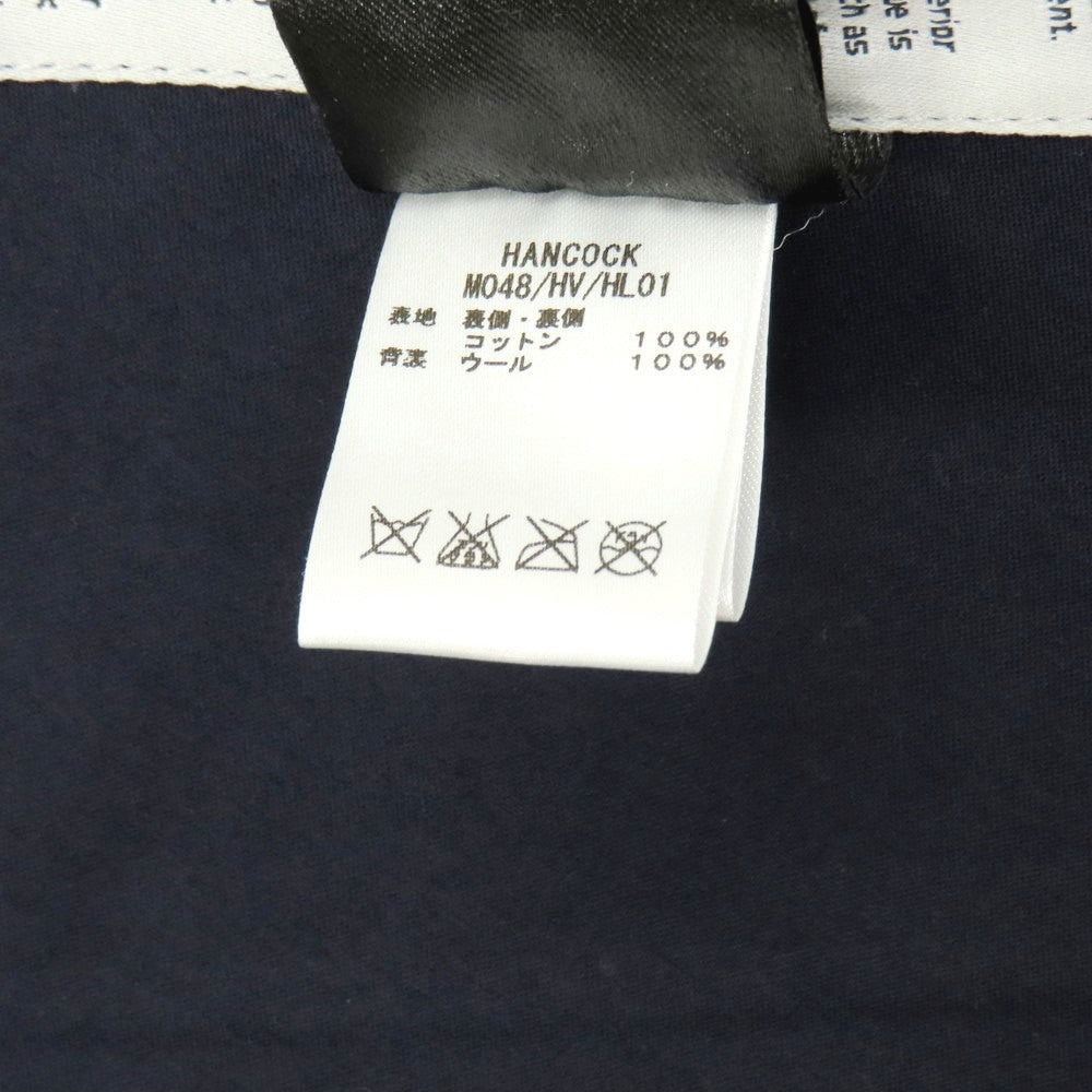 【中古】ハンコック HANCOCK ボンディング加工 コットン ピーコート ネイビー【 36 】【 状態ランクC 】【 メンズ 】