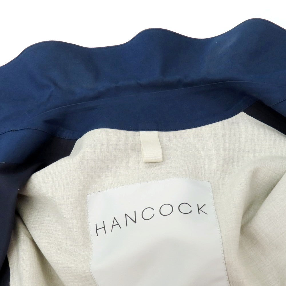 【中古】ハンコック HANCOCK ボンディング加工 コットン ピーコート ネイビー【 36 】【 状態ランクC 】【 メンズ 】