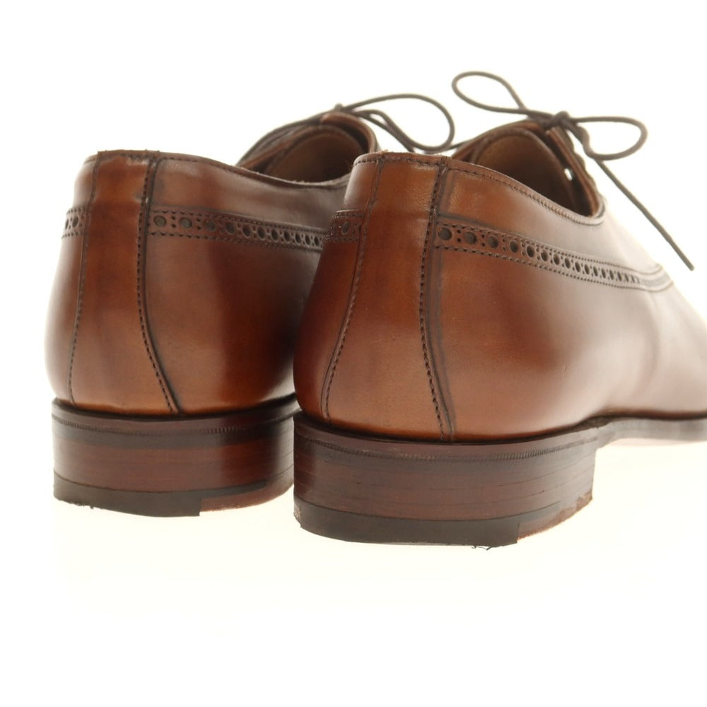 【中古】ジョージ クレバリー GEORGE CLEVERLEY EDWARD セミブローグ ドレスシューズ ブラウン【 8 1/2E 】【 状態ランクB 】【 メンズ 】