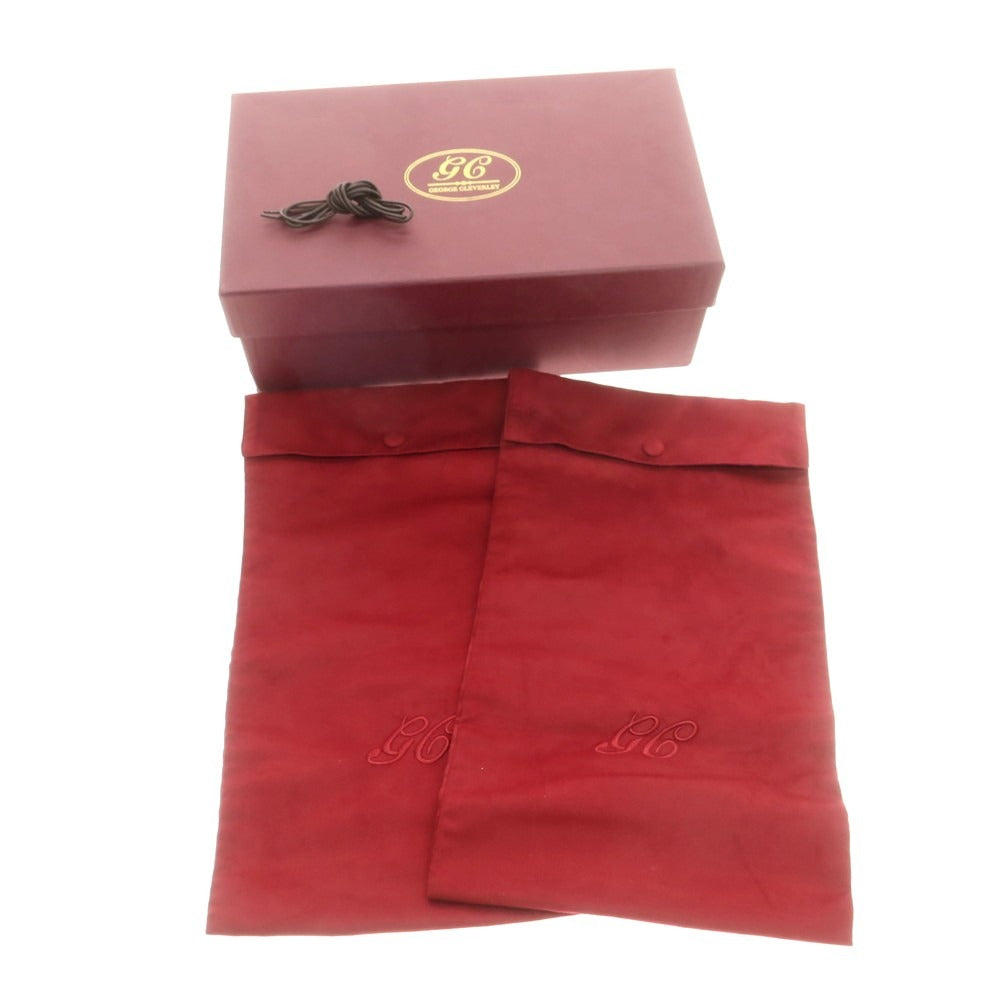 【中古】ジョージ クレバリー GEORGE CLEVERLEY EDWARD セミブローグ ドレスシューズ ブラウン【 8 1/2E 】【 状態ランクB 】【 メンズ 】