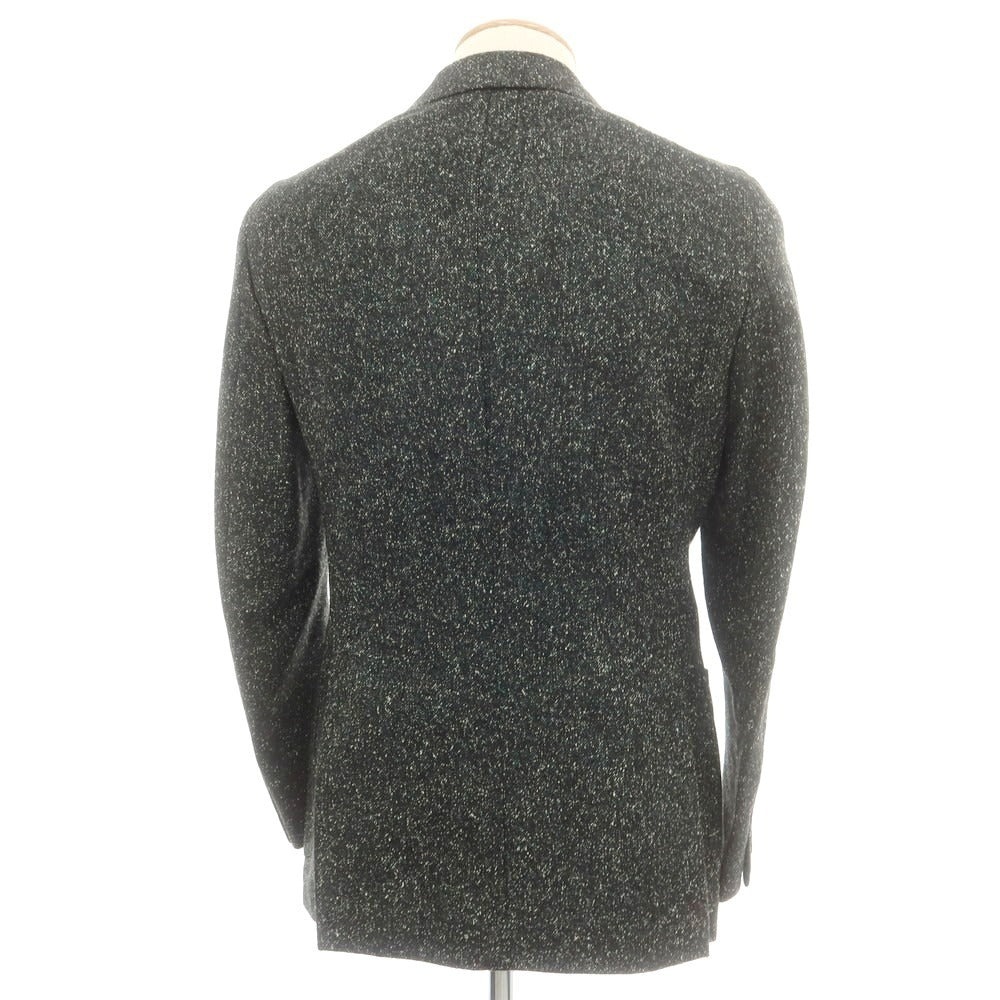 【中古】エリコフォルミコラ ERRICO FORMICOLA ウールシルク テーラードジャケット ダークグリーン【 44 】【 状態ランクB 】【 メンズ 】