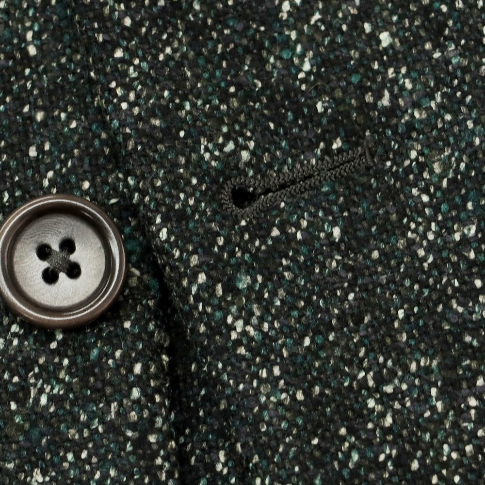 【中古】エリコフォルミコラ ERRICO FORMICOLA ウールシルク テーラードジャケット ダークグリーン【 44 】【 状態ランクB 】【 メンズ 】