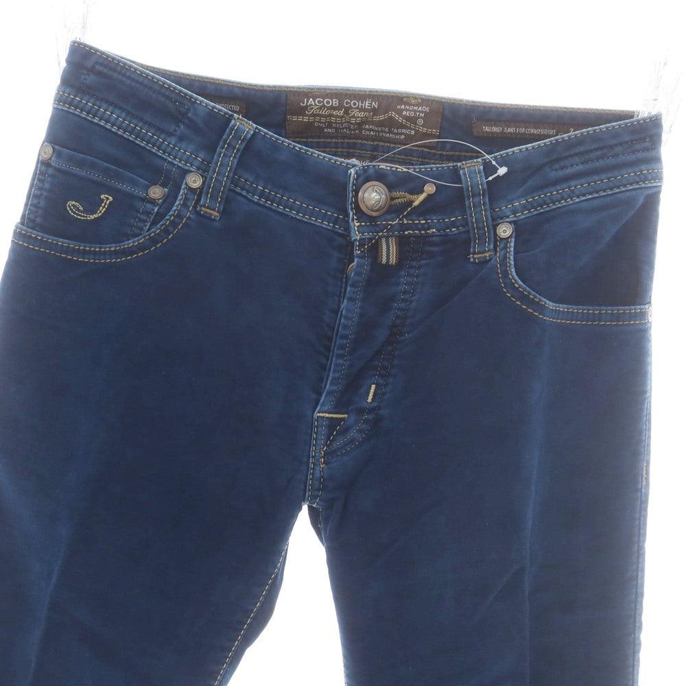 【中古】ヤコブコーエン JACOB COHEN J622 ストレッチコットン 5ポケットパンツ ネイビー【 29 】【 状態ランクB 】【 メンズ 】