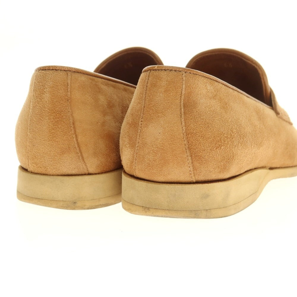 【中古】フェランテ FERRANTE スエード コインローファー ベージュ【 6 1/2 】【 状態ランクC 】【 メンズ 】