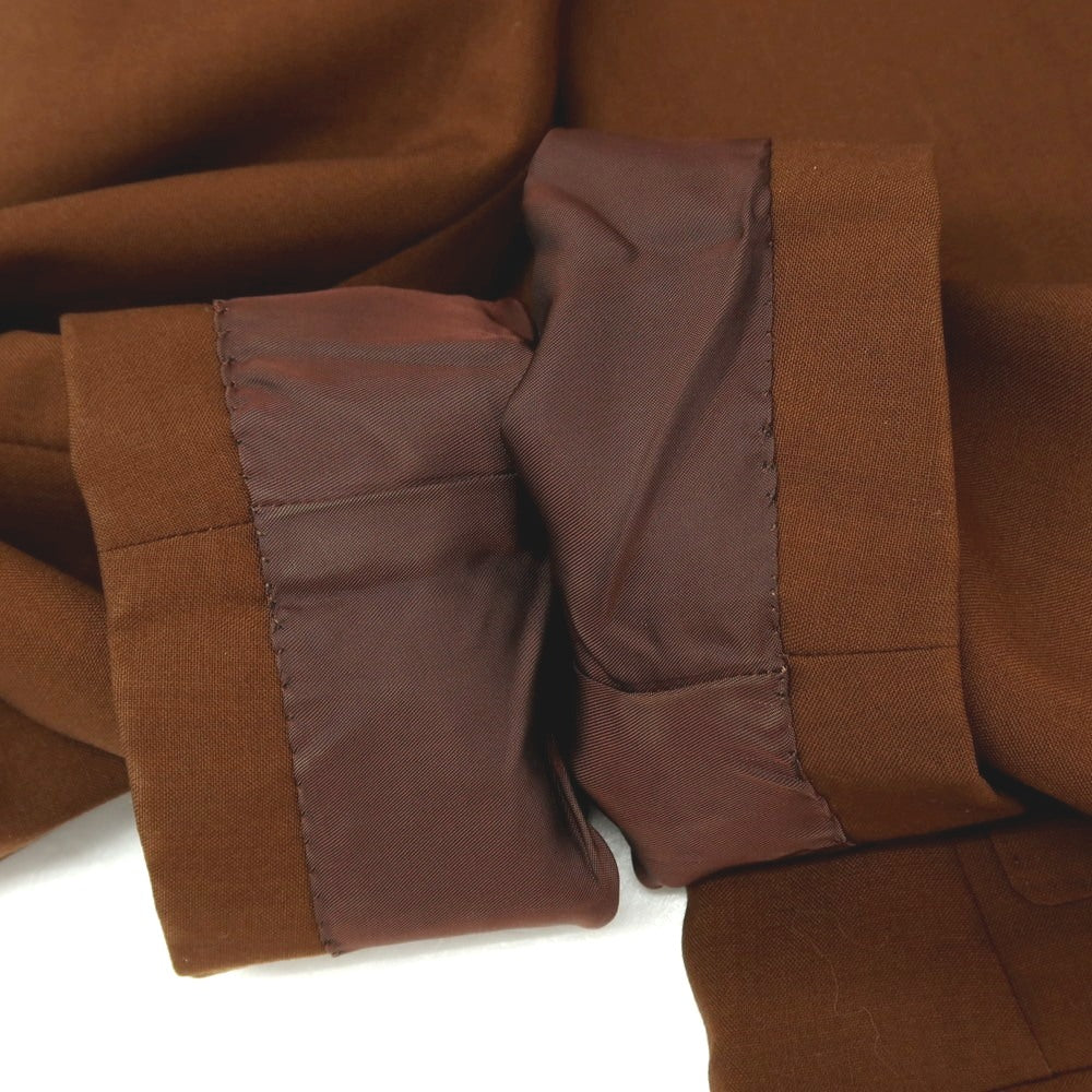 【中古】カモシタ camoshita ウール 2つボタンスーツ ブラウン【サイズ44】【 状態ランクC 】【 メンズ 】