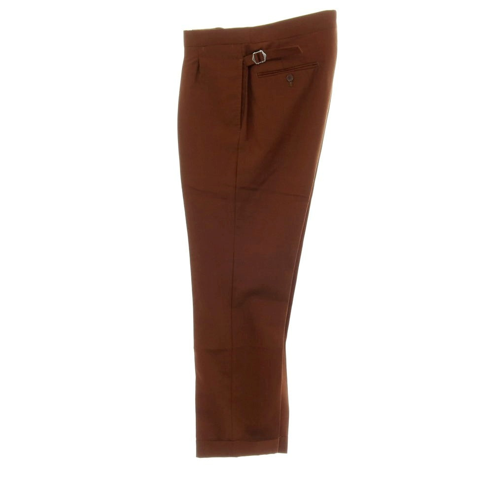 【中古】カモシタ camoshita ウール 2つボタンスーツ ブラウン【サイズ44】【 状態ランクC 】【 メンズ 】