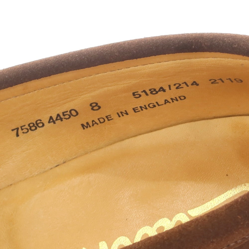 【中古】クラークス Clarks スエード コイン ローファー ブラウン【 8 】【 状態ランクB 】【 メンズ 】