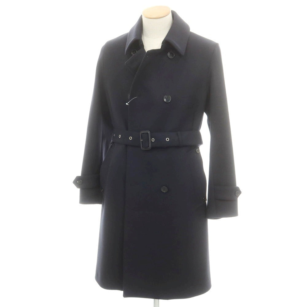 【中古】マッキントッシュ Mackintosh GTS MONKTON EX ウール ダブルブレストコート ダークネイビー【 34 】【 状態ランクA 】【 メンズ 】