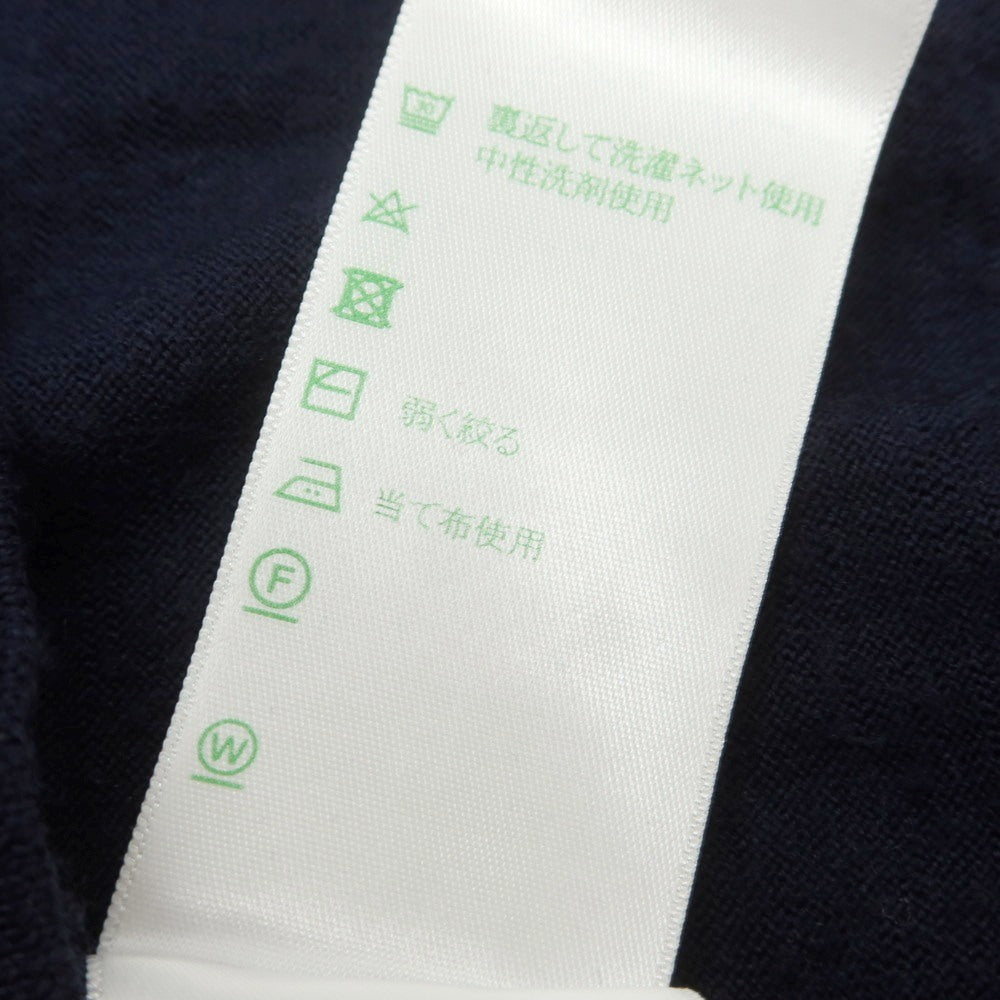 【中古】ジョンスメドレー JOHN SMEDLEY ハイゲージ ウール カーディガン ダークネイビー【 S 】【 状態ランクA 】【 メンズ 】