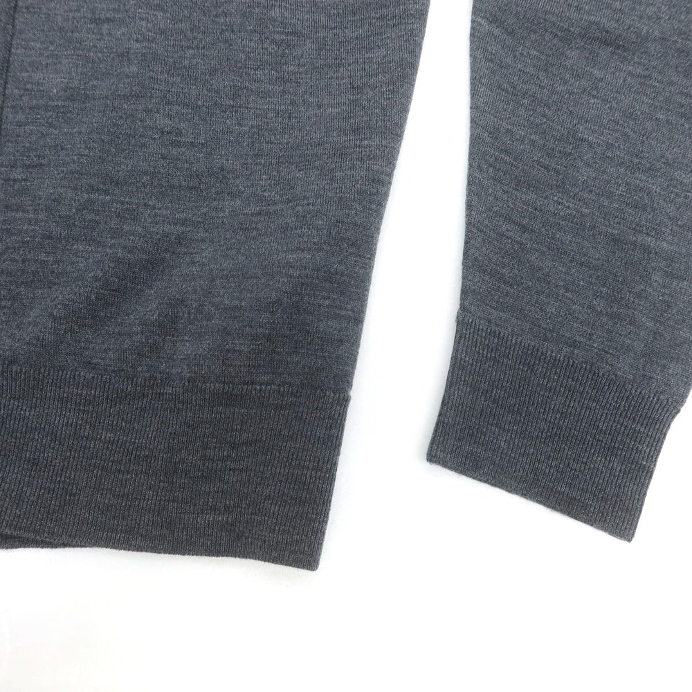 【中古】ジョンスメドレー JOHN SMEDLEY ハイゲージ ウール カーディガン グレー【 S 】【 状態ランクA 】【 メンズ 】