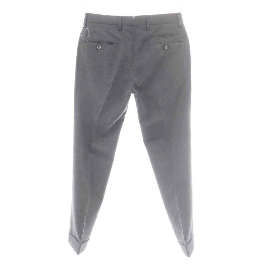 【中古】ピーティーゼロウーノ PT01 TRAVELLER ウールポリエステル ドレススラックスパンツ グレー【 44 】【 状態ランクB 】【 メンズ 】
