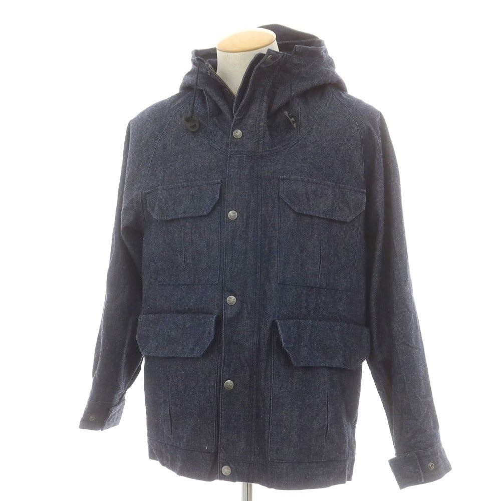 【SALE10%OFF/返品不可】【中古】サムライ ジーンズ SAMURAI JEANS デニム マウンテンパーカー ネイビー【 サイズS 】【 状態ランクB 】【 メンズ 】