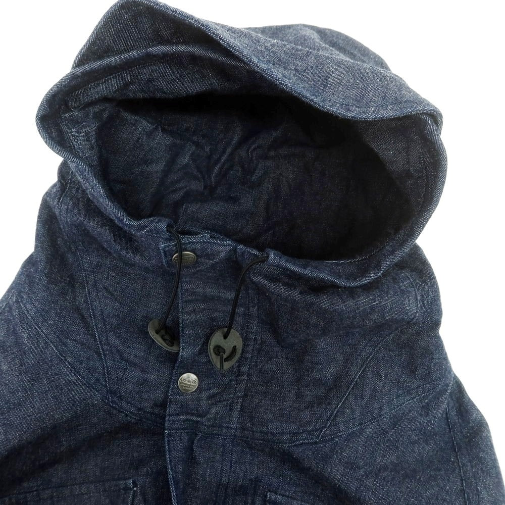 【SALE10%OFF/返品不可】【中古】サムライ ジーンズ SAMURAI JEANS デニム マウンテンパーカー ネイビー【 サイズS 】【 状態ランクB 】【 メンズ 】