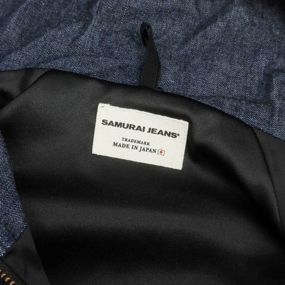 【SALE10%OFF/返品不可】【中古】サムライ ジーンズ SAMURAI JEANS デニム マウンテンパーカー ネイビー【 サイズS 】【 状態ランクB 】【 メンズ 】