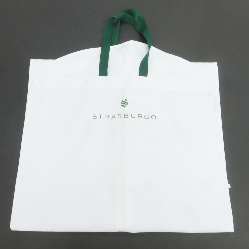 【中古】ストラスブルゴ STRASBURGO ウール ヘリンボーン 3つボタンスーツ グレー【 44 】【 状態ランクC 】【 メンズ 】