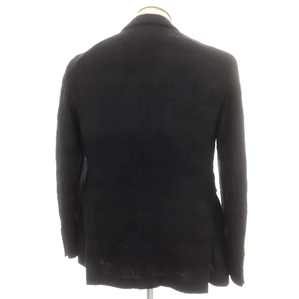 【中古】ガブリエレ パジーニ Gabriele Pasini コットンウール カジュアルジャケット ブラック【 50 】【 状態ランクB 】【 メンズ 】