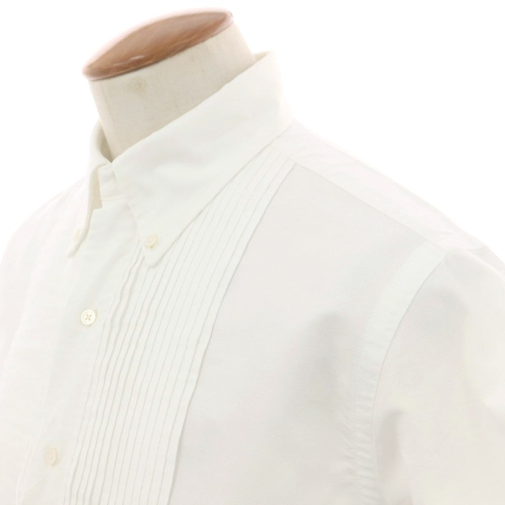 【中古】ブラックフリースバイ ブルックスブラザーズ BLACK FLEECE BY Brooks Brothers オックスフォード ブザム ボタンダウン 半袖シャツ ホワイト【 BB2 】【 状態ランクB 】【 メンズ 】
