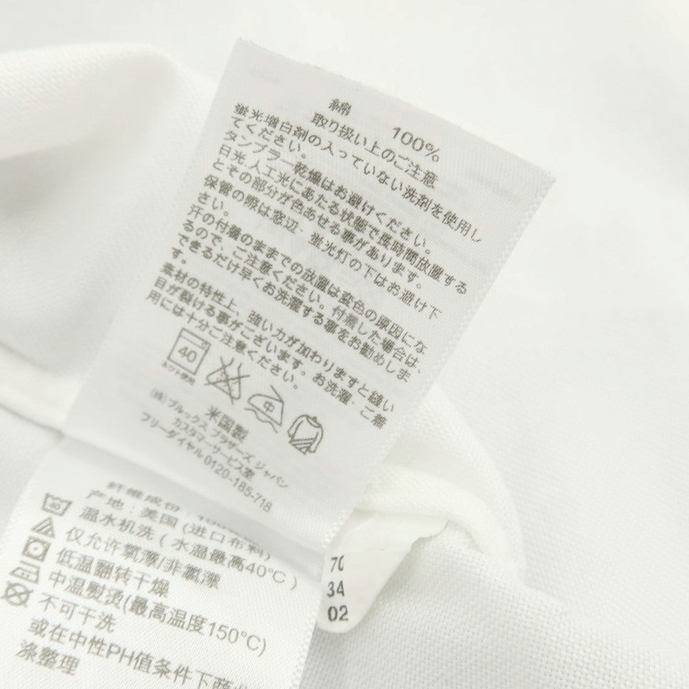 【中古】ブラックフリースバイ ブルックスブラザーズ BLACK FLEECE BY Brooks Brothers オックスフォード ショートカラー カジュアルシャツ ホワイト【 表記不明(L位) 】【 状態ランクB 】【 メンズ 】