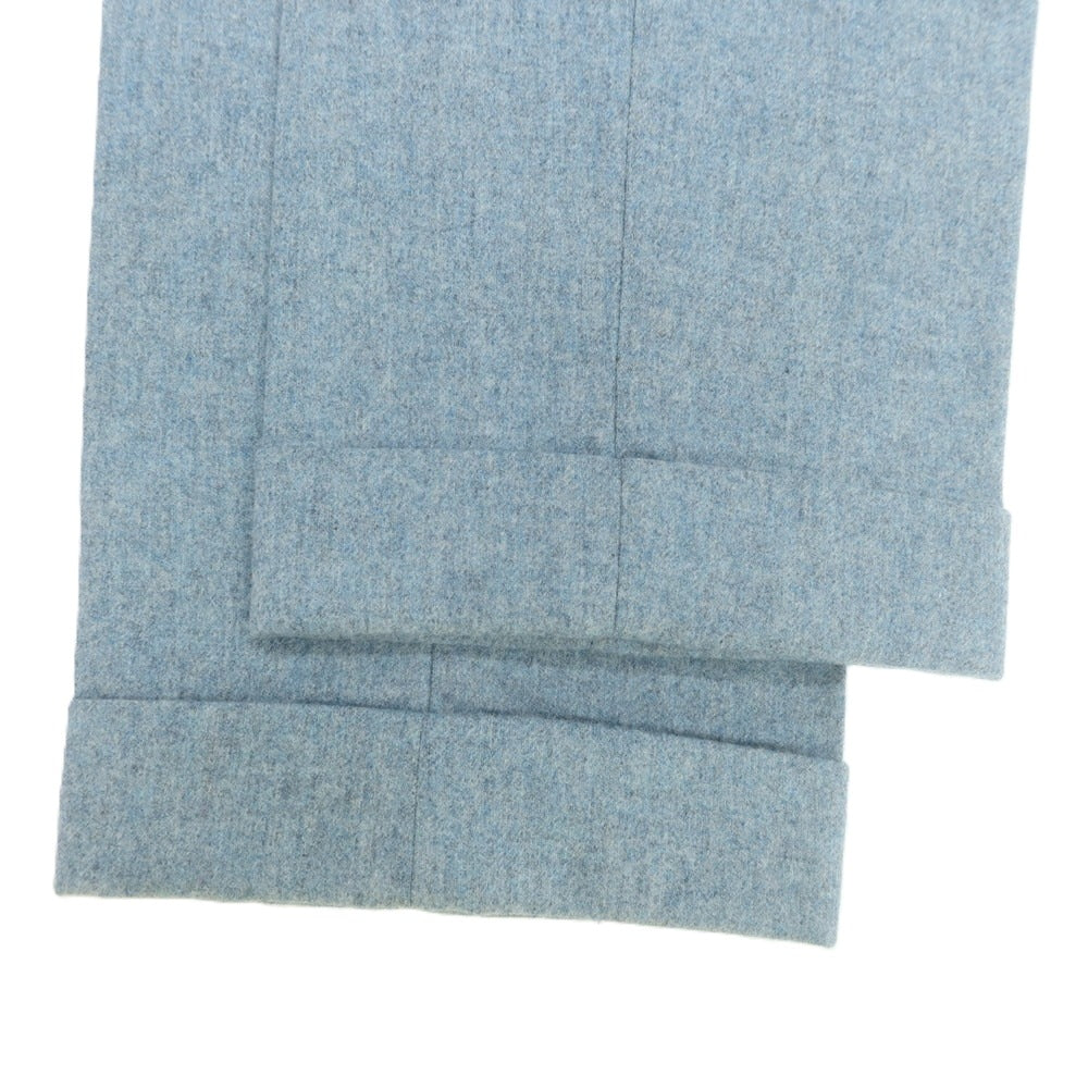 【中古】ピーティーゼロウーノ PT01 BEAMS F別注 Woolly SUPER 110’S ウール ドレススラックスパンツ ライトブルー【 48 】【 状態ランクC 】【 メンズ 】