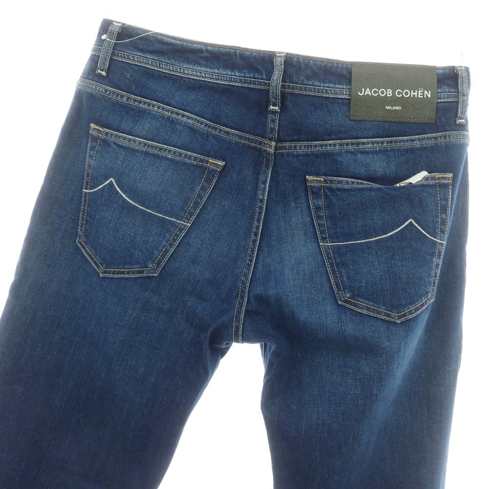 【新品】ヤコブコーエン JACOB COHEN SCOTT ストレッチ デニムパンツ ジーンズ ダークブルー【 34 】【 状態ランクN 】【 メンズ 】