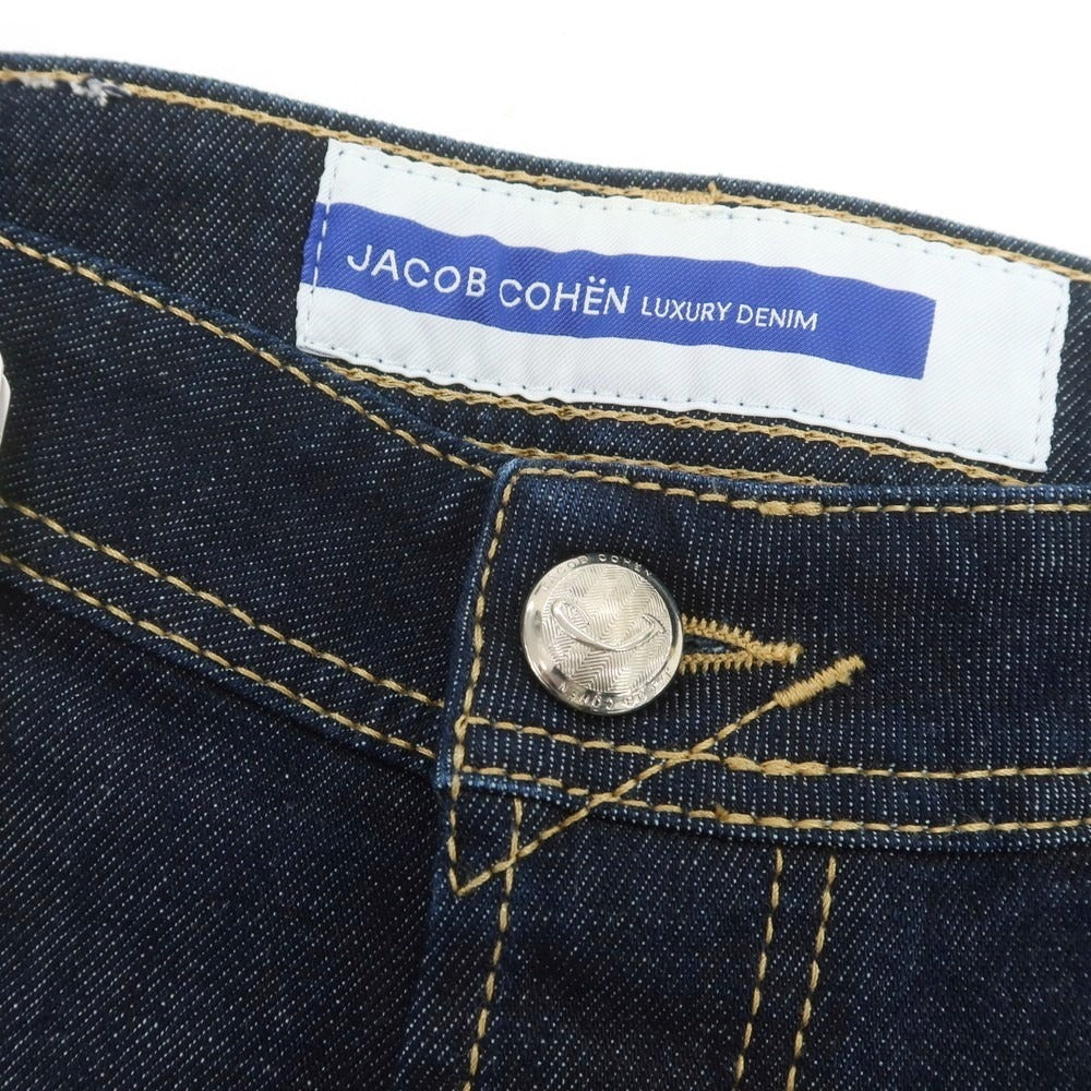 【新品】ヤコブコーエン JACOB COHEN LENNY ストレッチ デニムパンツ ジーンズ ネイビー【 34 】【 状態ランクN 】【 メンズ 】