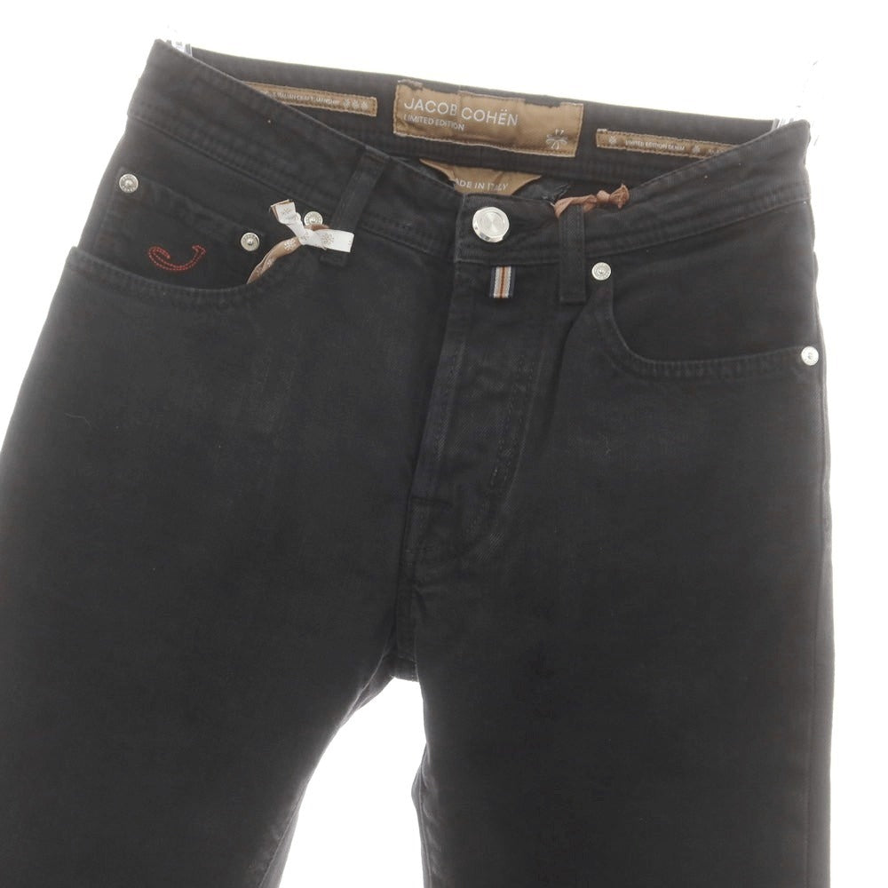 【新品】ヤコブコーエン JACOB COHEN BARD LTD ストレッチ デニムパンツ ジーンズ ブラック【 28 】【 状態ランクN 】【 メンズ 】
