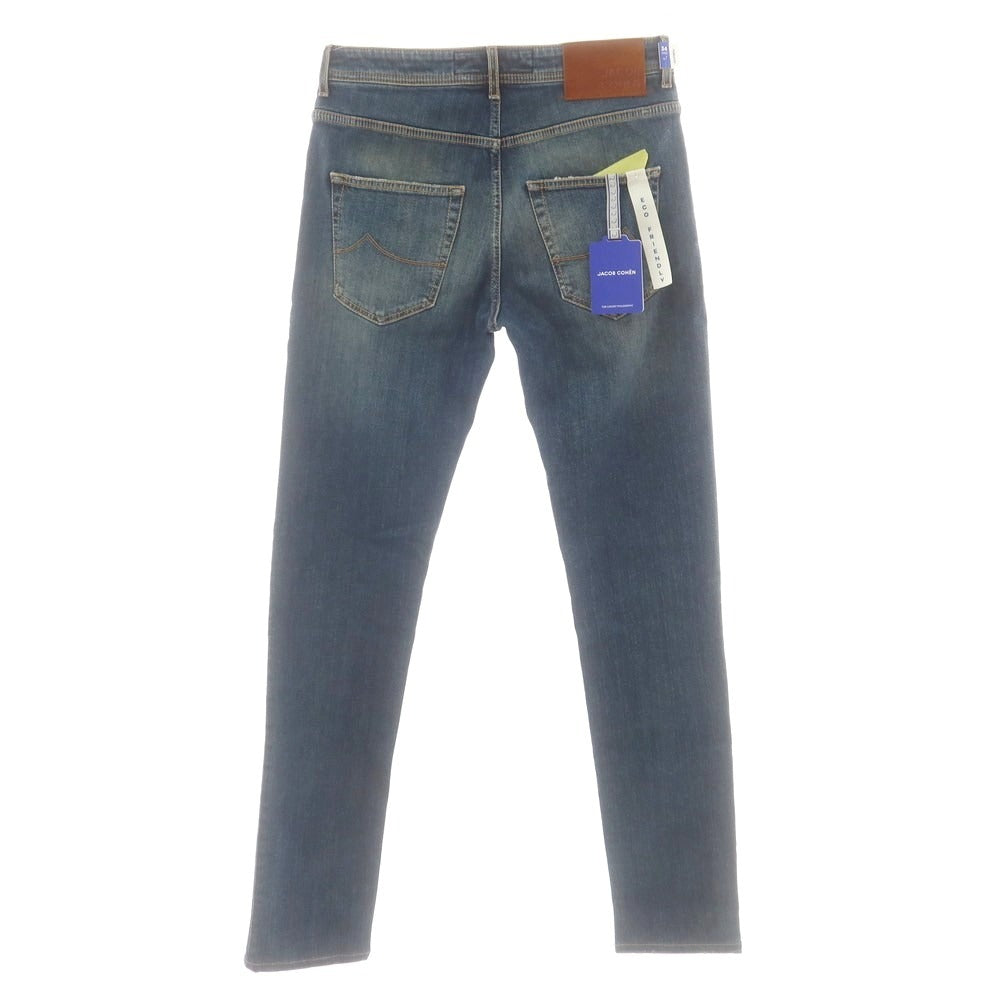 【新品】ヤコブコーエン JACOB COHEN BARNY ストレッチ デニムパンツ ジーンズ ダークブルー【 34 】【 状態ランクN 】【 メンズ 】