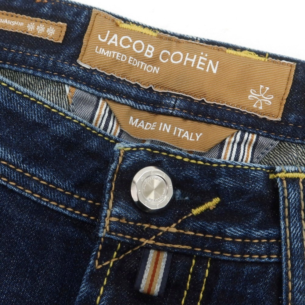 【新品】ヤコブコーエン JACOB COHEN BARD LTD デニムパンツ ジーンズ ネイビー【 34 】【 状態ランクN 】【 メンズ 】