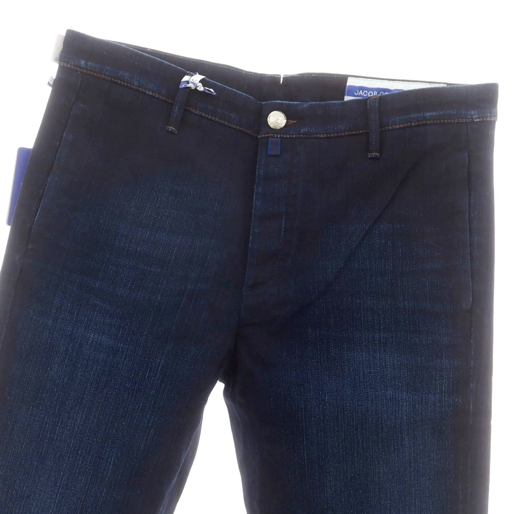 【新品】ヤコブコーエン JACOB COHEN ADAM ストレッチ デニムパンツ ジーンズ ネイビー【 34 】【 状態ランクN 】【 メンズ 】