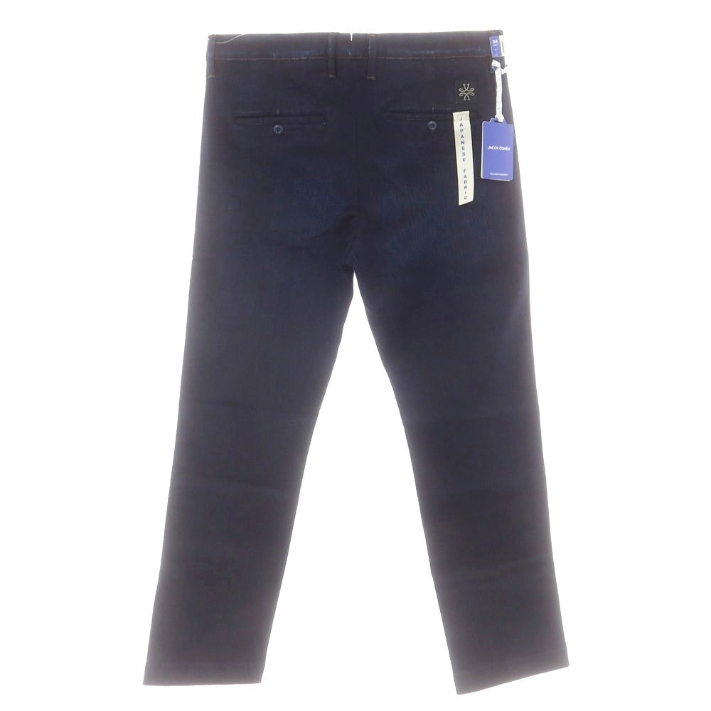 【新品】ヤコブコーエン JACOB COHEN ADAM ストレッチ デニムパンツ ジーンズ ネイビー【 34 】【 状態ランクN 】【 メンズ 】
