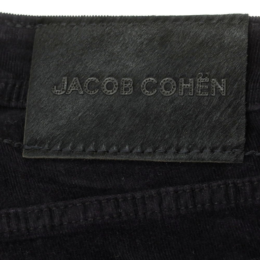 【新品】ヤコブコーエン JACOB COHEN NICK ストレッチコットン 細畝 コーデュロイパンツ ブラック【 29 】【 状態ランクN 】【 メンズ 】