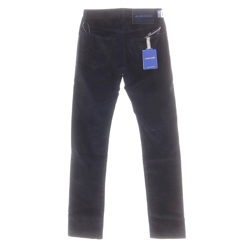 【新品】ヤコブコーエン JACOB COHEN NICK ストレッチコットン 細畝 コーデュロイパンツ ネイビー【 28 】【 状態ランクN 】【 メンズ 】