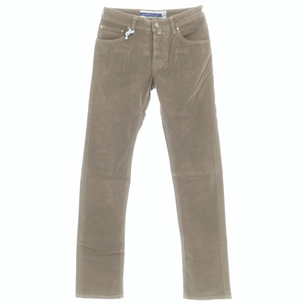 【新品】ヤコブコーエン JACOB COHEN NICK ストレッチコットン 細畝 コーデュロイパンツ グレージュ【 28 】【 状態ランクN 】【 メンズ 】