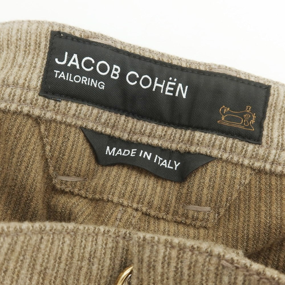 【新品】ヤコブコーエン JACOB COHEN SCOTT ストレッチ コーデュロイパンツ アッシュブラウン【 34 】【 状態ランクN 】【 メンズ 】