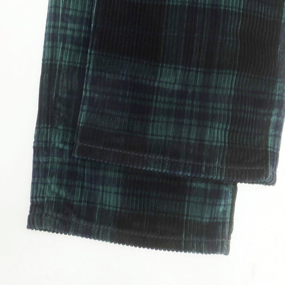 【新品】ヤコブコーエン JACOB COHEN LENNY ストレッチ コーデュロイパンツ グリーンxネイビー【 34 】【 状態ランクN 】【 メンズ 】