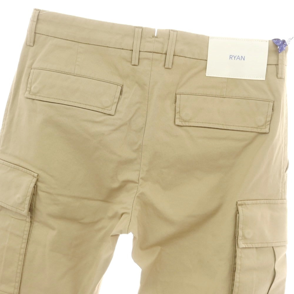 【新品】ヤコブコーエン JACOB COHEN RYAN ストレッチコットン カーゴパンツ ベージュ【 34 】【 状態ランクN 】【 メンズ 】