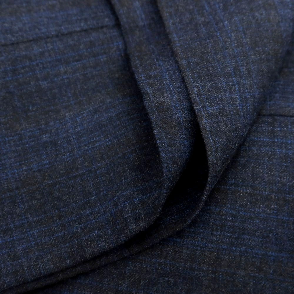 【新品】ヤコブコーエン JACOB COHEN EDUARD ウール チェック 5ポケットパンツ ネイビーxブラック【 34 】【 状態ランクN 】【 メンズ 】