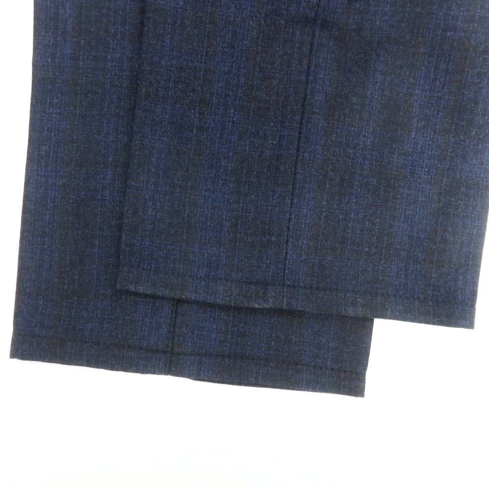 【新品】ヤコブコーエン JACOB COHEN EDUARD ウール チェック 5ポケットパンツ ネイビーxブラック【 34 】【 状態ランクN 】【 メンズ 】