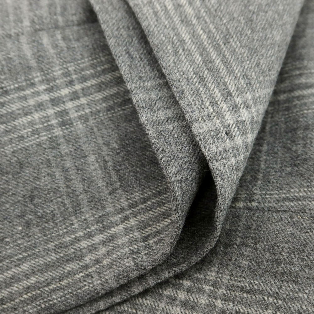 【新品】ヤコブコーエン JACOB COHEN SCOTT ストレッチウールカシミヤ チェック 5ポケットパンツ グレーxホワイト【 34 】【 状態ランクN 】【 メンズ 】