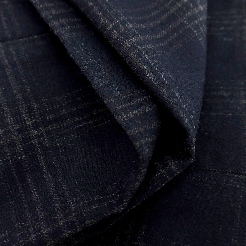 【新品】ヤコブコーエン JACOB COHEN NICK ストレッチウールカシミヤ チェック 5ポケットパンツ ダークネイビーxダークグレー【 34 】【 状態ランクN 】【 メンズ 】